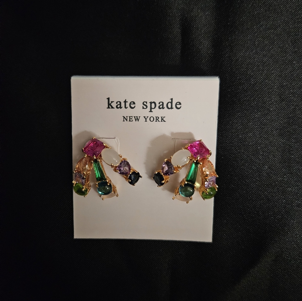Kate Spade Showtime Stud Huggies Hoops